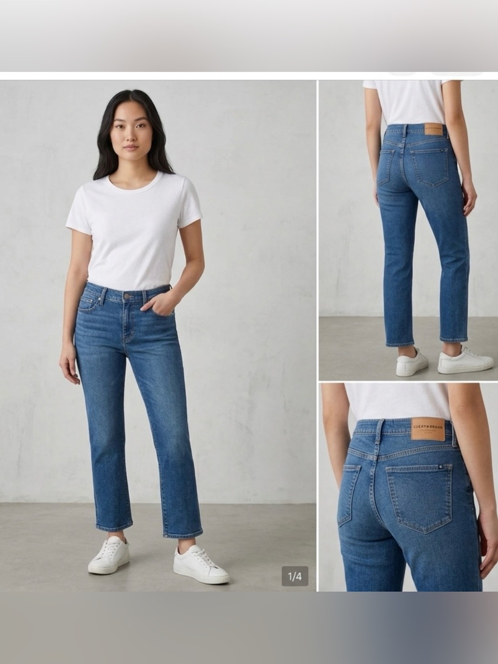 Lucky Brand Medium Blue Straight Mid Rise Crop Midi Jeans

SEND ME OFFERS